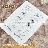 Professional Cosmetic Permanent Makeup Eyebrow Tattoo Practice Skin Supply thumbnail-1