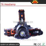 OEM XQ50 T6 LED 1200Lm High Power Zoom Headlamp 18650 Rechargeable Led Head Torch For Hunting thumbnail-1