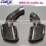 Racing Muffler Tip PP Rear Diffuser for B~MW X5