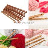 12 Sizes /set Handle Crochet Hook Bamboo Knitting Knit Needle Weave Yarn Set Crafts Yarn Tools Hot Search thumbnail-1