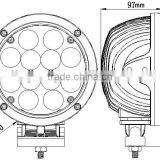 5100 Lumens 60 Watts 7inch C Ree LED Driving Lights 7 Round 12 LED HeadLamp 60W thumbnail-5
