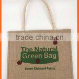 China Used Burlap Jute Bag Enviroment Handle Bag thumbnail-1