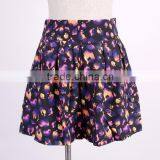 Cheap Summer Cotton Short Chiffon Floral Skirt for Girls thumbnail-1