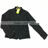 2015 Hot Fashion Black Tight Buffalo Leather Jacket