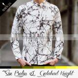 Cool Style Most Popular Casual Long Sleeve Half Black Half White Shirt With T-shirt Production Turkey thumbnail-2