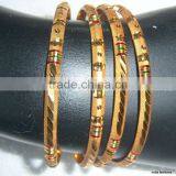 Gold Plated BANGLE Bracelet thumbnail-1