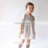 High Quality Kids Clothing Frock Design Girls Dress Names With Pictures Children Clothes Summer Linen Dress thumbnail-2