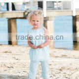 Whoesale Pink and Light Blue Boutique Baby Girl Clothes Sets thumbnail-3