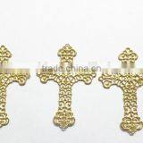 DIY Hollow Out Flower Garment Accessories Brass Flower Jewelry Accessories Metal Flower Jewelry Accessories thumbnail-2