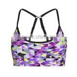 Lady Colorful Fashion Sexy Yoga Bra thumbnail-1