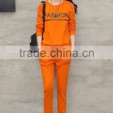 2017 New Design Hign Quality and Reasonable Price Women Casual Tracking Suits 100% Cotton thumbnail-3