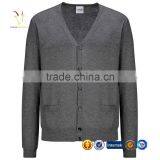V-Neck Knitted Men Cadign Sweaters New Design Men Cashmere Sweater thumbnail-1