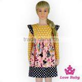 Flutter Sleeve Pearl Dress Baby Frock Design Pictures Halloween Baby Dress thumbnail-1