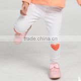 100% cotton healthy fabric cute girl baby leggings