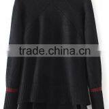 EY0856S New Fashion 2016 Women Long Sleeve Irregularity Knitted Pullover Sweater thumbnail-5