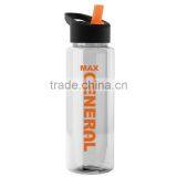 USA Made 32 oz Transparent Sports Bottle With Flip Straw Lid - BPA/BPS-free, FDA Compliant and Comes With Your Logo thumbnail-5