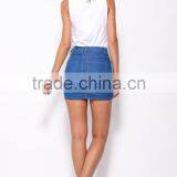 Sexy Not Lined Stretch Fabric Skirts Wholesale Denim Skirts Fashion 2015 thumbnail-6
