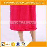 OEM Service Red Bathrobe Ladies Wholesale Luxury Short Robe thumbnail-6