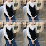 Polyester Crop Top Tank Top2014 New Arrive Women Different Size for Choice & Short Front Long Back Printed thumbnail-2