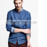 Hot Sale Long Sleeve Jeans Denim Shirts Wholesale thumbnail-1