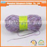 China Fantasy Yarn Supplier Shingmore Bridge Cheap Selling Good Quality 100 Polyester tt Wave Yarn for Hand Knitting thumbnail-2