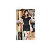 Wholesale Dress,Lace Split Joint Ruffled Dress thumbnail-1