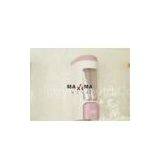 200ml Pink Single Plastic Refillable Manual Soap Dispenser for Kitchen, Office