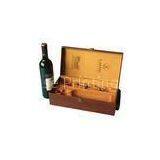 Customized Wooden, Cardboard Wine Bottle Packaging Gift Boxes With Ribbon for Sale thumbnail-1