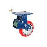 Heavy Duty Shock Absorption PU Fixed Casters and Wheels thumbnail-3