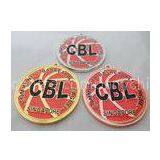 Basketball League Zinc Alloy / Pewter / Iron Enamel Medal With Zinc Alloy Die Casting, Gold Plated thumbnail-1