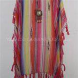 Summer Polyester Printed Beach Cover With Different And Beautiful Fringe thumbnail-1