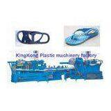 Footwear Rotary Injection Molding Machine For Double Colors PVC / TPR Slipper