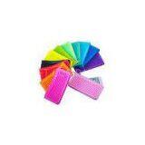 Womens Colorful Silicone Handbag With Zipper , Round Beads Pattern