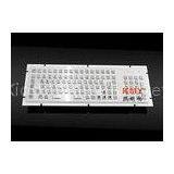 Industrial Kiosk Metal Keyboard Panel Mount , Vandal Resistant
