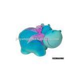 Polyresin Hippo Coin Bank( Money Box, Saving Bank) thumbnail-1