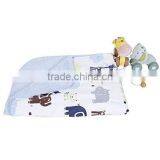 Fleece Baby Blanket With Animal Cartoon Head thumbnail-1