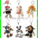 Factory Customized Hot Selling Lovely Plush Star Shaped Keychain thumbnail-3
