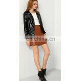 Latest Lady Leather Reflective Original Leather Jacket thumbnail-4