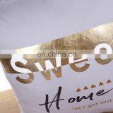 Home Decoration Pillowcase Zippered Pillow Covers Cushion Cover With Sweet Home Words thumbnail-2