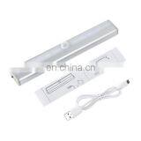 Rechargeable 10LED Cabinet Lights Kitchen PIR Body Motion Sensor Night Light Under Cabinet LED Closet Light thumbnail-2