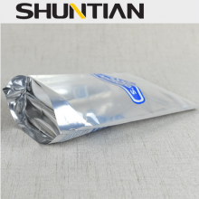 Resealable Printed Plastic Silver Stand up Pouch Wholesale Zipper Pouch Stand up