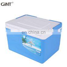 Portable Hiking Modern Travel Camping Travel Sample Custom Logo Outdoor Cooler Box Wooden Lid thumbnail-3