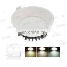 фабричный алюминиевый тонкий светодиодный панельный светильник с тремя цветами, потолочный светильник thumbnail-3