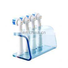 Bathroom 2 Holders Custom Acrylic Teeth Brush Display Holder thumbnail-2