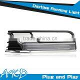 AKD Car Styling Cob Design VW Passat B7 DRL 2012 Passat LED DRL Europe Daytime Running Light Good Quality LED Fog lamp