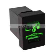 Special Car Dedicated Dual QC Fast Charge Dual USB Port Socket Car Charger In-situ Original Mobile Phone Navigation Charger thumbnail-5