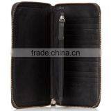 Vintage Cowhide Leather Clutch Wallet Travel Organizer Wallet for Men thumbnail-6