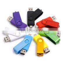Wholesale OTG USB Flash Drive Smartphone Pendrive 128GB 64GB 32GB 16GB 8GB 4GB OTG 2.0 Pendrive USB Flash Drive With Free Logo
