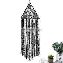 New Arrival Ornaments Tassels Dreamcatchers Handmade Black Macrame Evil Eye Dream Catcher thumbnail-3