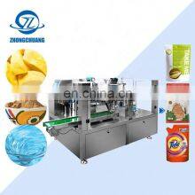 Thermal Wrap Plastic Pouch Packing Making Peanuts Butter Filling Doypack Automatic Food Packaging Machine thumbnail-1